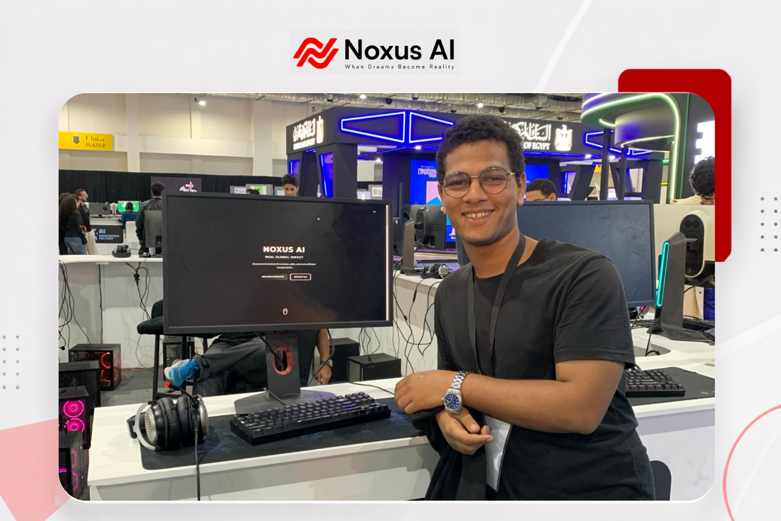 Noxus at a technology innovation expo