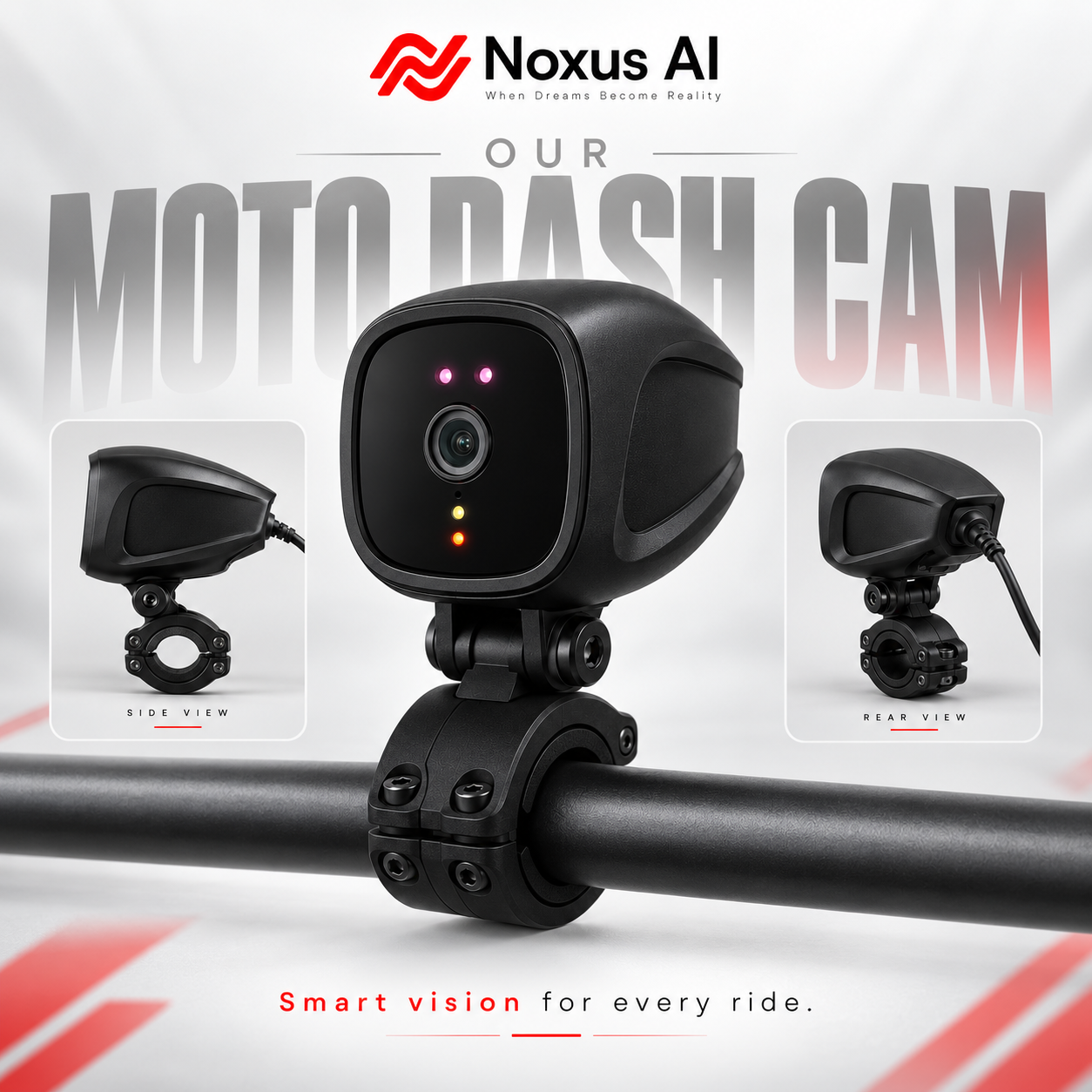 Motorcycle dash cam — Noxus AI