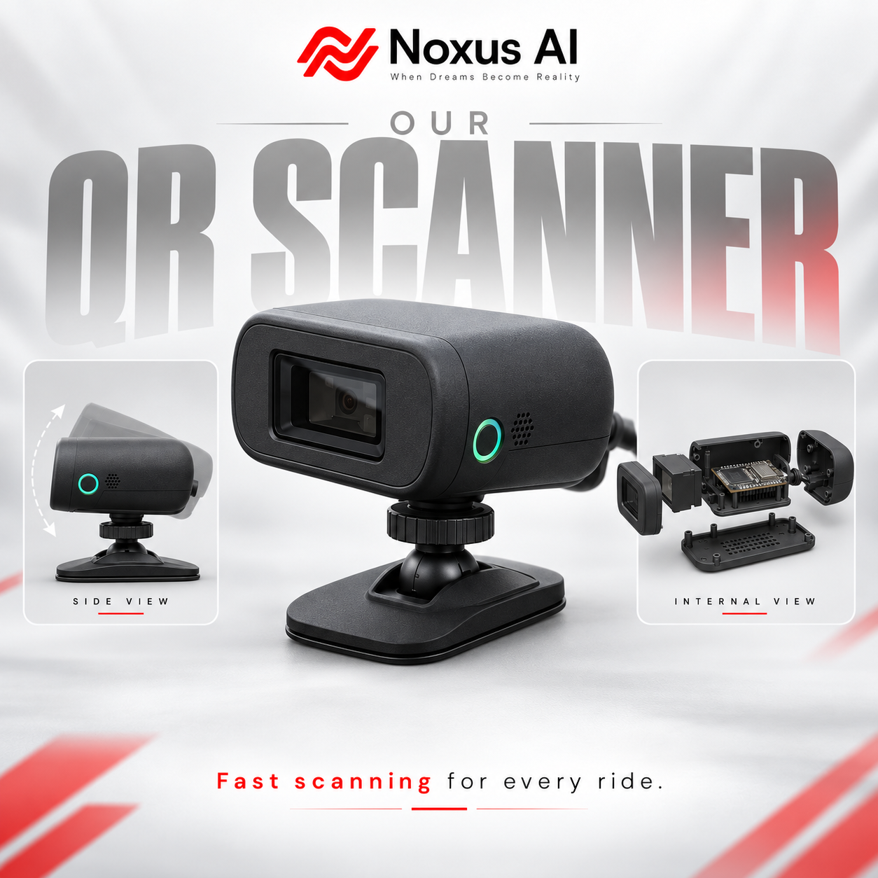 قارئ QR Code للعربيات — Noxus AI